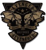 Avenged Sevenfold Orange County Cut-Out Patch zwart-beige Polyester