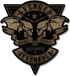 Avenged Sevenfold Orange County Cut-Out Patch zwart-beige Polyester