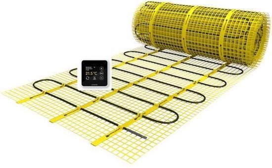 MAGNUM Millimat Elektrische vloerverwarming 3125 watt 25m2 met klokthermostaat 205010