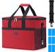 Packaway 4 Laags Geïsoleerde Koeltas - Lunchtas 40 liter - Rood