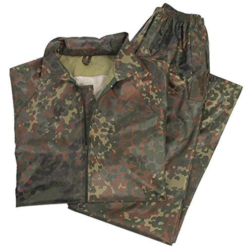 Mil-Tec Regenpak voor heren, meerkleurig (camouflage), maat S