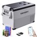 EUHOMY Compressor-koelbox 30,6 liter 12 V/24 V DC -20 °C ~ 20 °C met App en LCD-display