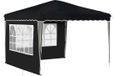 vidaXL Pop-up Feesttent 288 x 288 x 245 cm Antraciet Oxford Stof
