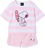 SNOOPY Gestreepte set voor meisjes SNOOPY