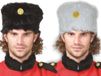 Merkloos Russische Kozakken verkleed bontmuts - 2x stuks - Volwassenen - Carnaval