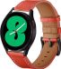 By Qubix - Lederen bandje - Rood - Geschikt voor Xiaomi Mi Watch / Xiaomi Watch 2 / Xiaomi Watch S1 / S2 / S3 / S4 (47mm)