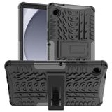 Samsung Coque Hybride Samsung Galaxy Tab A9 Antidérapante avec Béquille - Noire