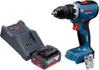 Bosch GSR 18V-65 perceuse-visseuse sans fil professionnelle 18 V 63 Nm sans balai + 1x batterie rechargeable 4.0 Ah + chargeur