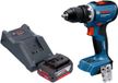 Bosch GSR 18V-65 perceuse-visseuse sans fil professionnelle 18 V 63 Nm sans balai + 1x batterie rechargeable 4.0 Ah + chargeur
