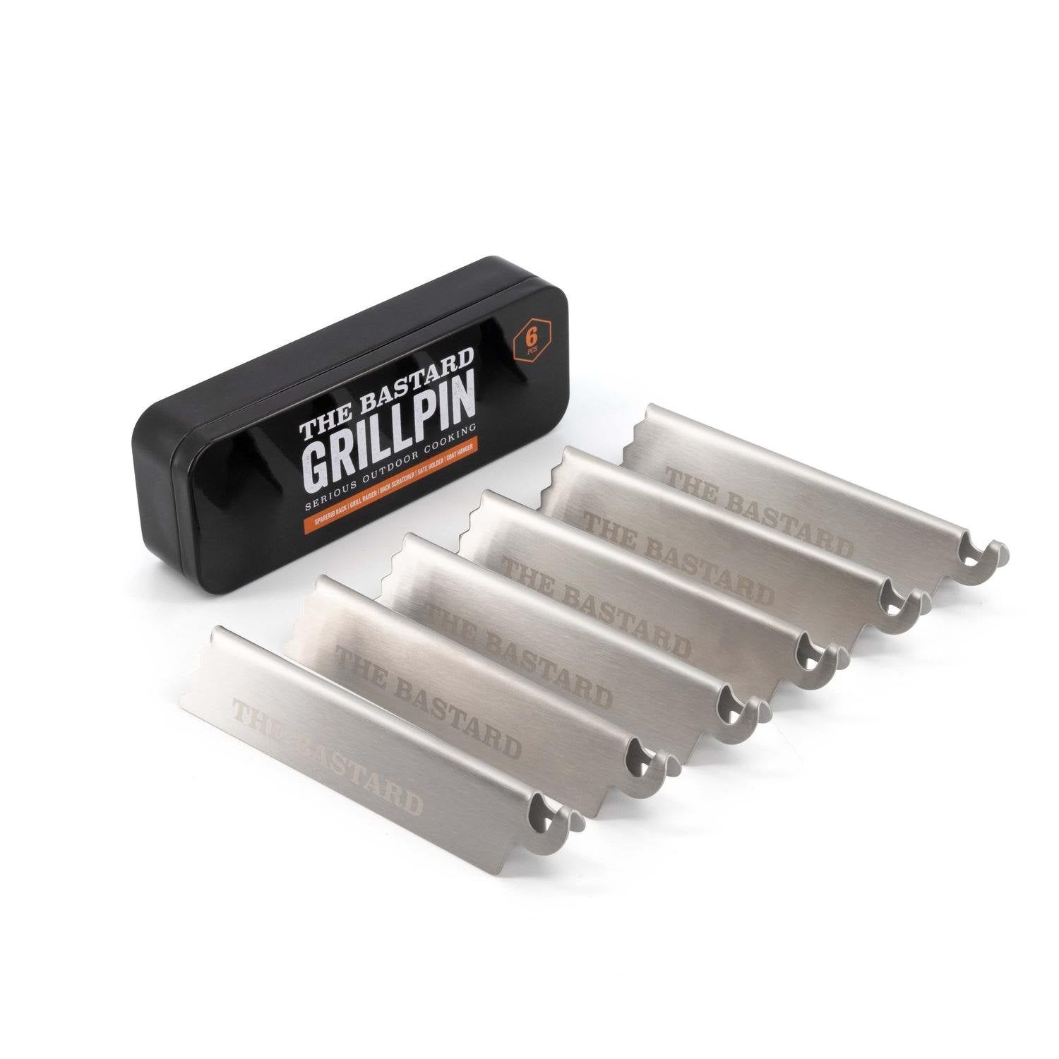 The Bastard Grill Pin - Zwart - RVS