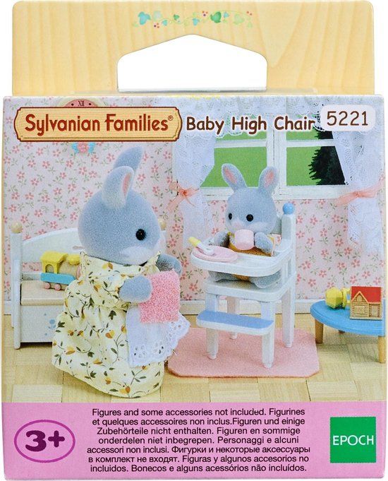 Sylvanian Families 5221 hoge kinderstoel-poppenhuisinrichting