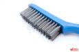 HOGERT Brosse métallique à 4 rangées en acier inoxydable