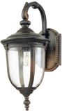 Elstead Lighting LED Wand Buitenlamp Cleveland | 1X E27 Max 60W | IP44 | Dimbaar | Weathered Bronze