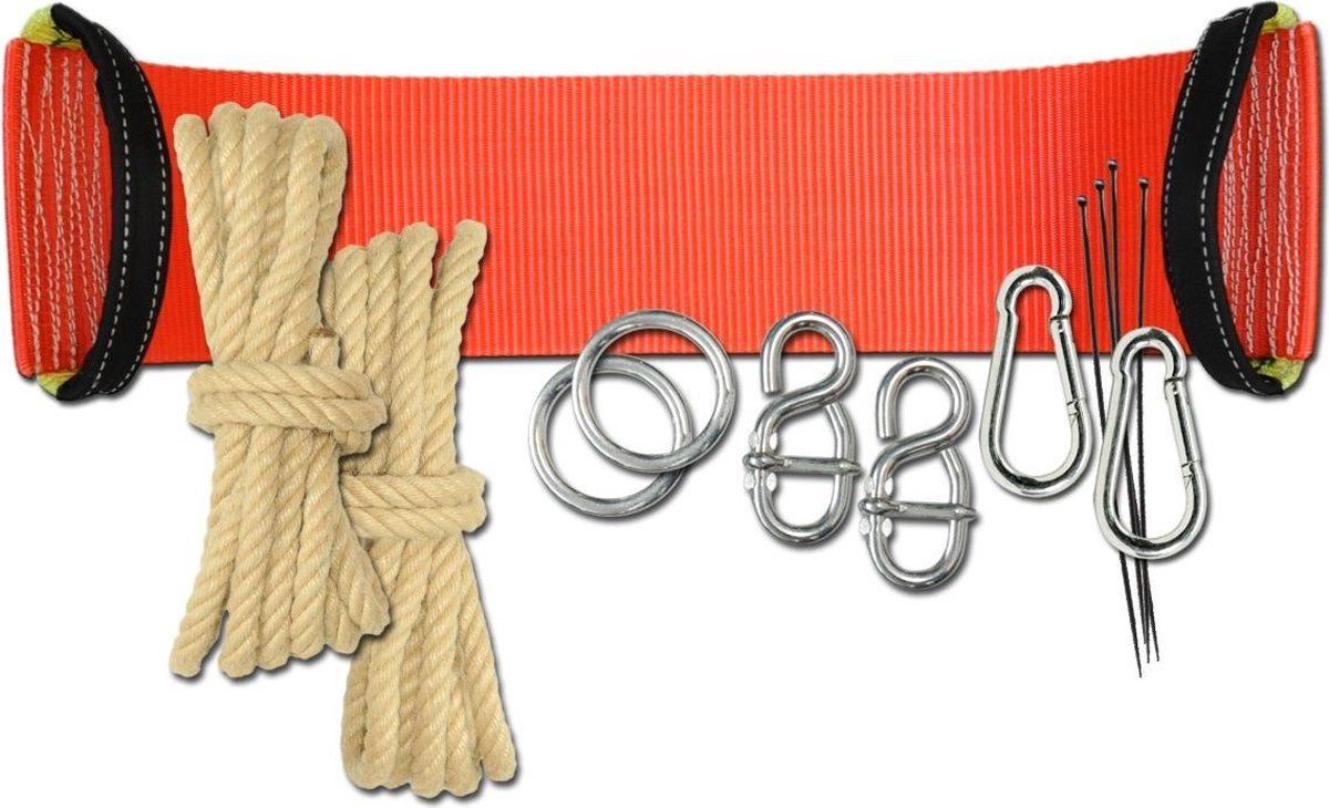 Corvus Schommelzitje 350 Cm Nylon Rood 9-delig