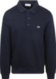 Lacoste Sweatshirt Poloshirt Navy - Maat L - Heren