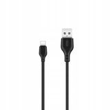 XO NB103 USB-C Kabel 1m 2.1A Zwart