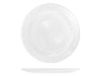 H&H Glow Set van 6 platte borden, glas, transparant, 28 cm