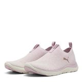 Puma Softride Premier Slip-On Knit Hardloopschoenen Dames 309834 10 Mauve white rose