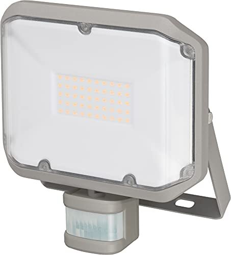 Brennenstuhl LED buitenlamp AL 3050 met bewegingsmelder (30W, 3110lm, 3000K, IP44, LED buitenlamp met sensor voor wandmontage)
