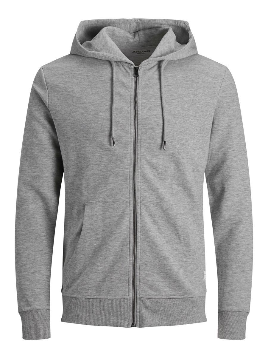 Jack & Jones Men's Hoodie - Grey - XXL