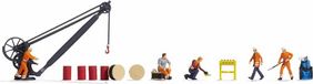 NOCH 16270 H0 Thema-wereld spoorwegdepot figuren Kant-en-klaar model