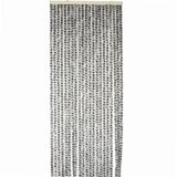 WERKA PRO 10777 deurgordijn, chenille, 120 x 220 cm, lichtgrijs