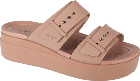 Crocs Brooklyn Sandalen Laag Wgew - Streetwear - Vrouwen - Wit - Maat 38/39