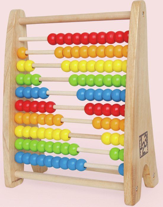 Hape Regenboog Kralen Telraam - Educatief spel - Hout - 3+ jaar