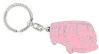 BRISA VW Collection Volkswagen T1 Bulli Bus Sleutelhanger - Silhouet/Roze
