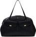 GUESS Blake Dome Travel Tote Black Logo Zwart Schoudertas met Laptopvak