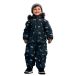 NAME IT Combinaison fonctionnelle 'NMMSnow10' marron / gris / noir / blanc