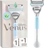 Gillette Venus voor Huid en Schaamhaar Scheersysteem en 1 Scheermesje - 4 x 1 set - Voordeelverpakking