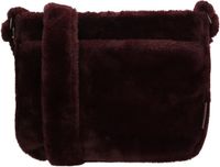 Beagles Barakaldo Schoudertas - Crossbody - Fur - Bont - Tas - Bordeaux rood