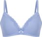 Hunkemöller Dames Lingerie Voorgevormde bh zonder beugel Lola - Blauw - maat E75