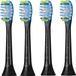 Philips Sonicare ProResults HX9041 borstels, zwart, set van 4, voor verwijdering van tandplak