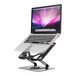 GRIFEMA GB1050 Laptop Stand met 360° Rotatie Verstelbaar, Draagbaar, Ergonomisch, met Ventilatieopening Compatibel met de Meeste 11-17 inch Notebook Holder, Zwart