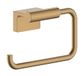 Hansgrohe AddStoris S - Toiletrolhouder, Toiletpapierhouder voor wandmontage, Closetrolhouder, Verdekte bevestiging, Badkamer accessoires, brushed bronze, 41788140