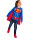 RUBIE'S Officiële DC Comics Superman kostuum top met cape voor kinderen, één maat, 5-8 jaar, Halloween