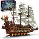 Mouldking 13197 - The Flying Dutchman - Vliegende Hollander - Piratenschip - Bouwset - 4364 onderdelen
