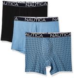 Nautica Set van 3 klassieke boxershorts van stretchkatoen, nauwsluitende boxershorts voor heren (3 stuks)