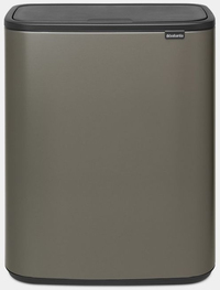 Brabantia Bo Touch Bin Prullenbak - 2 x 30 liter - Platinum