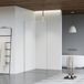 FortiFura Galeria inloopdouche - 80x200cm - helder glas - plafondarm - hoogglans chroom
