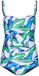 Pastunette Bandeau Tankini Aqua Flora Blauw/Wit/Groen Maat 38