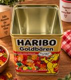 Nostalgic-Art HARIBO Boîte de rangement rectangulaire Goldbears au design rétro, sans couvercle, env. 18 x 14 x 10 cm (L × l × H) Or/Multicolore