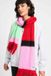 POM Amsterdam Foulard Rayures Brossées Vert