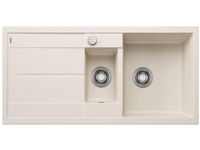BLANCO METRA 6 S Silgranit spoelbak, zacht wit, 1000x500 mm