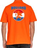 Bellatio Decorations Oranje fan poloshirt voor heren - Holland met oranje leeuw - Nederland supporter - EK/ WK shirt / outfit M