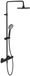 Villeroy & Boch Universal Showers Douchesysteem, mat zwart | Regendouche, thermostaat, handdouche met 3 straalsoorten, flexibele handdouchehouder, onderhoudsvriendelijk, TVS109002000K5