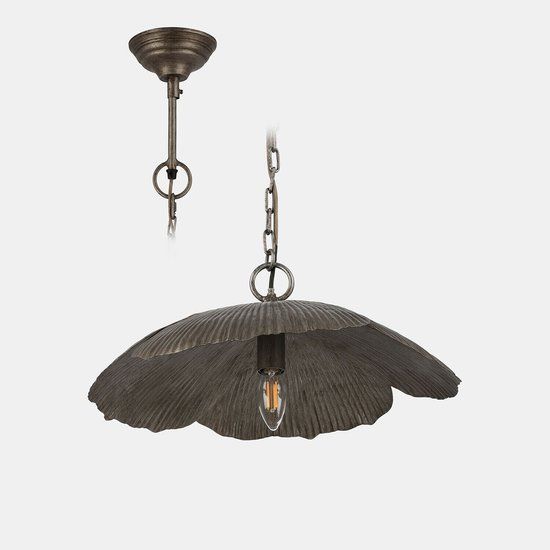 LOBERON Hanglamp Jardin Élance antiekmessing