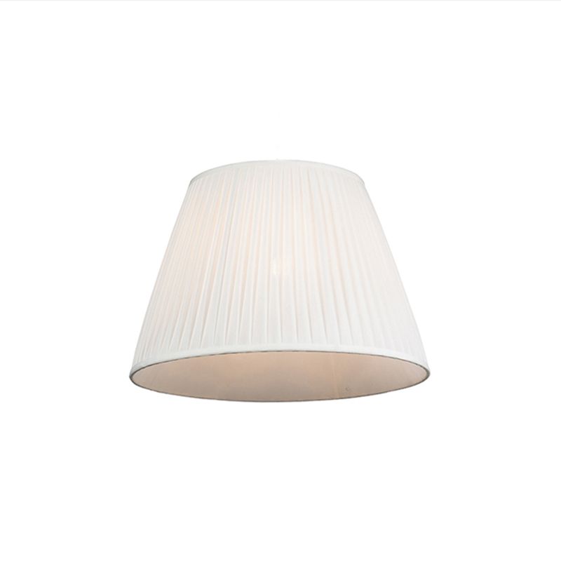 QAZQA Kap Plisse 45cm DS E27 wit